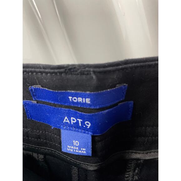 Apt. 9 Torie Midrise Shorts Black Size 10 - Picture 5 of 7